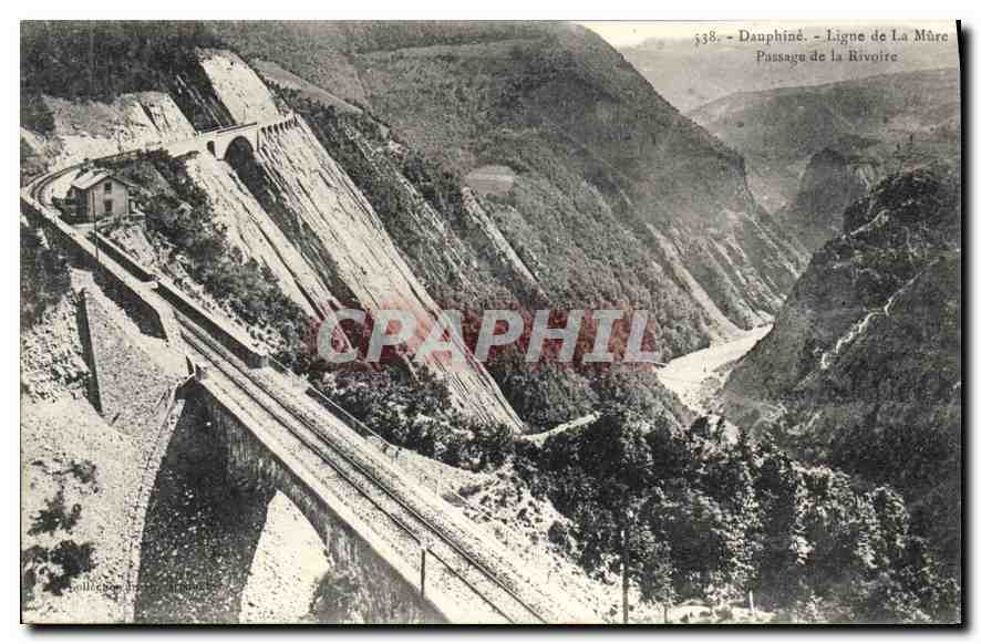 Dauphiné - Ligne de La Mure, Passage de la Rivoire — éditeur non identifié, n° 338