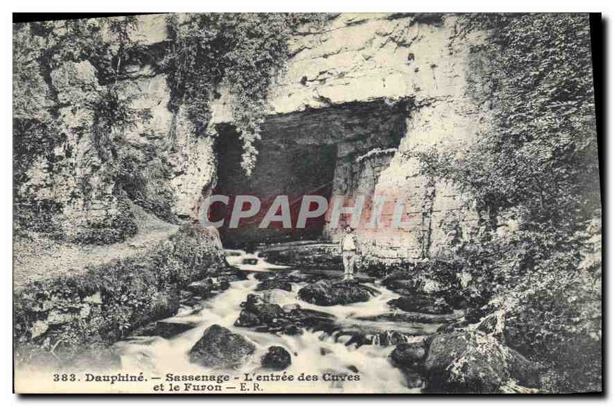 Sassenage - L'entrée des Cuyes et le Furon — E.R. — n° 383