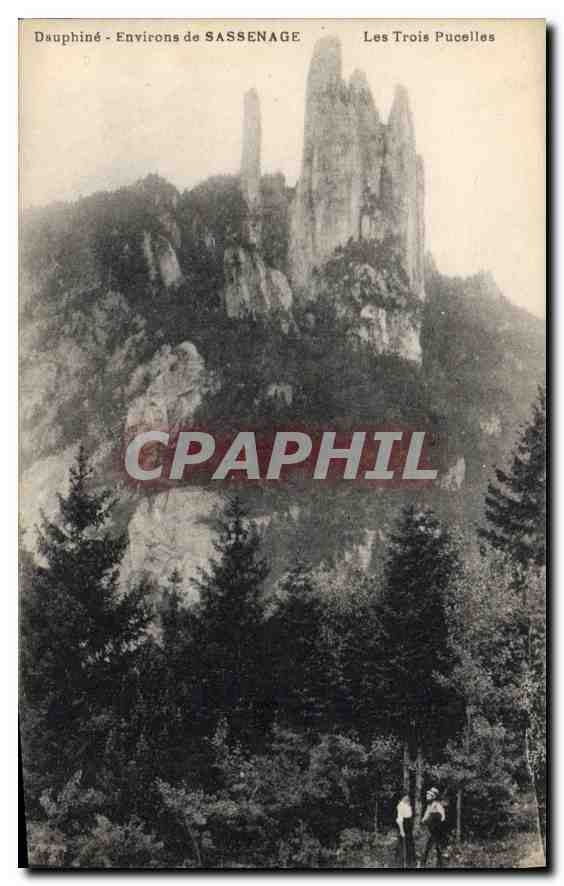 CPA Dauphine environs de Sassenage les Trois Pucelles 