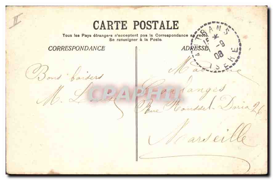 Environs de Grenoble - Les Côtes de Sassenage et la chaîne des Alpes - E.R. - n°399 — Verso