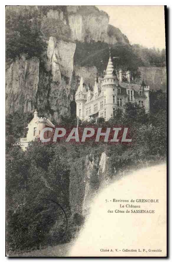 Château de Sassenage — Environs de Grenoble — Cliché A. V., Collection L. P., Grenoble