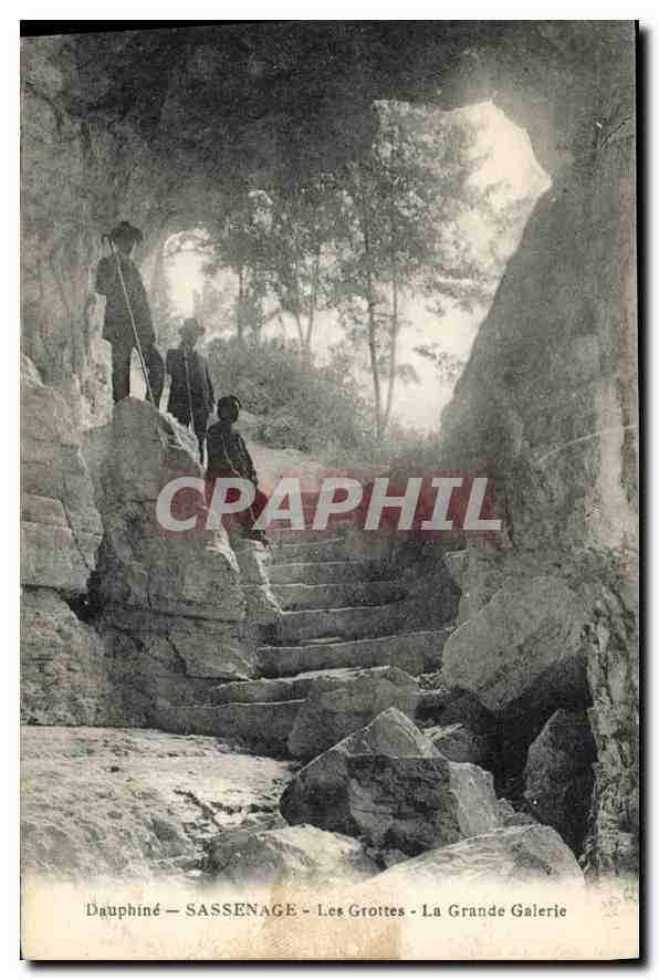 Dauphiné — SASSENAGE — Les Grottes — La Grande Galerie