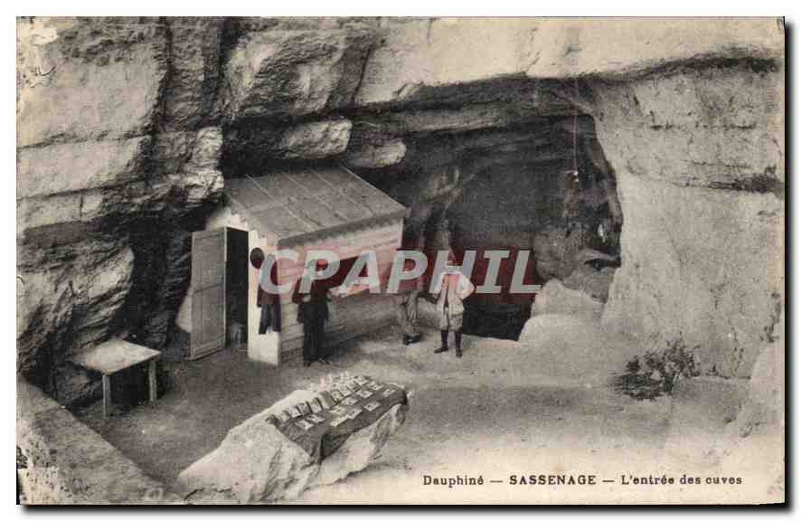 Dauphiné — Sassenage — L'entrée des cuves