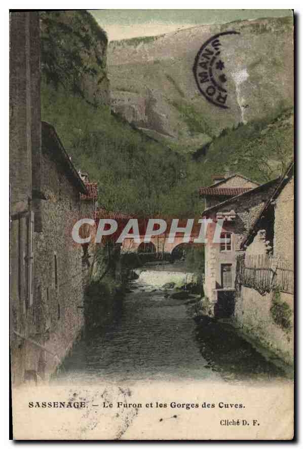 Sassenage — Le Furon et les Gorges des Cuves — Cliché D. F.