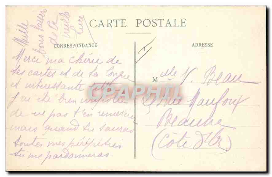 Sassenage, near Grenoble — Bridge in the Gorges du Furon — Collection L. P., Grenoble — Back