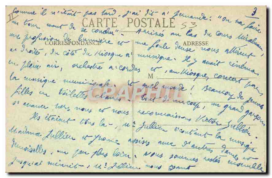 CPA Pontmain vue ggenerale de Pontmain  — Rückseite