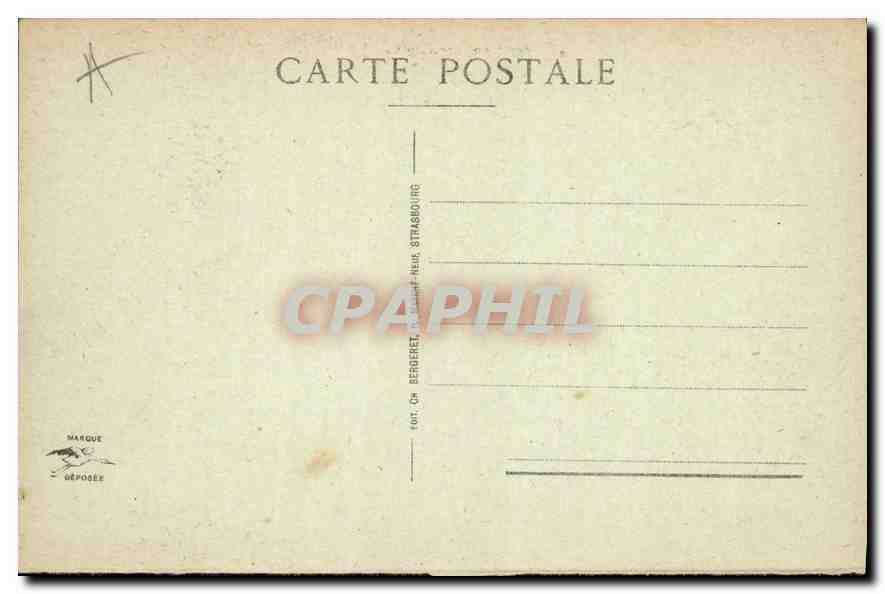 CPA Colmar place Rapp  — Rückseite