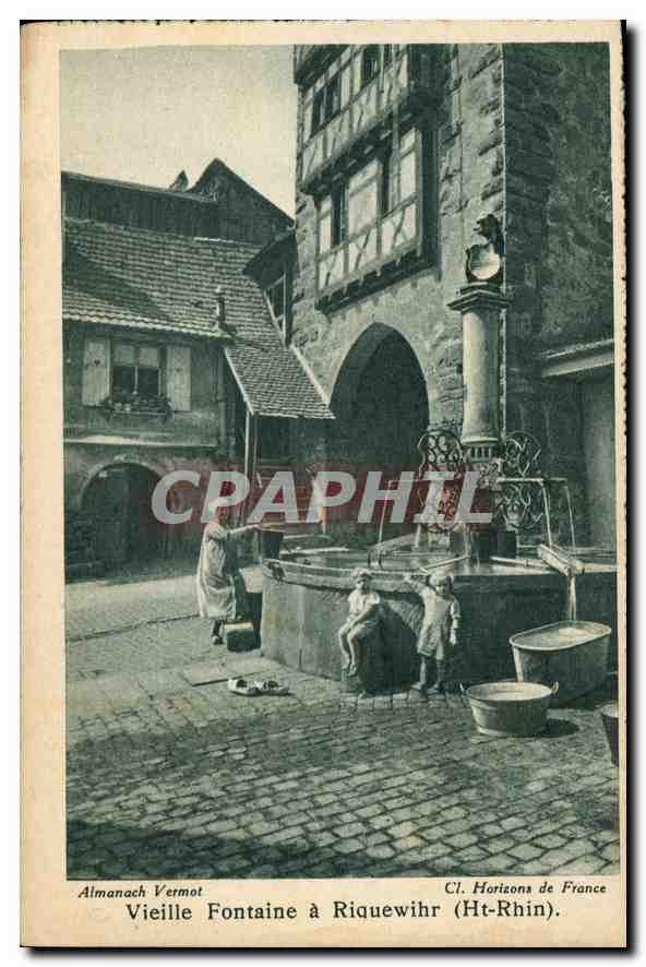 CPA Almanach Vermot Vieille Fontaine a Riquewihr Ht Rhin 