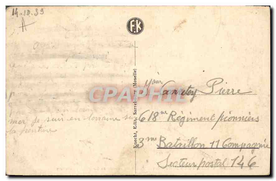 CPA Vallee de la Zorn grand Viaduc du chemin de fer paris Strasbourg  — Rückseite