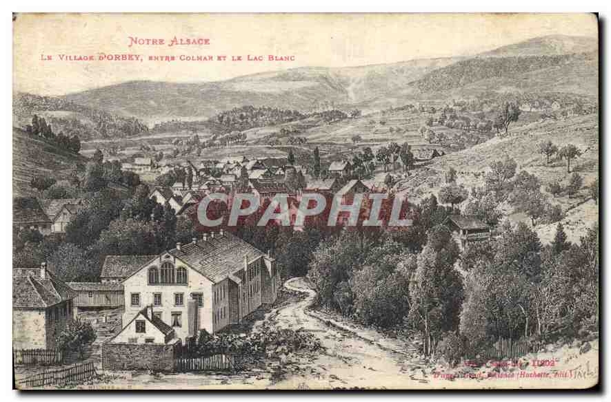 CPA Notre Alsace Le Village D'orbey entre Colmar et le lac Blanc 
