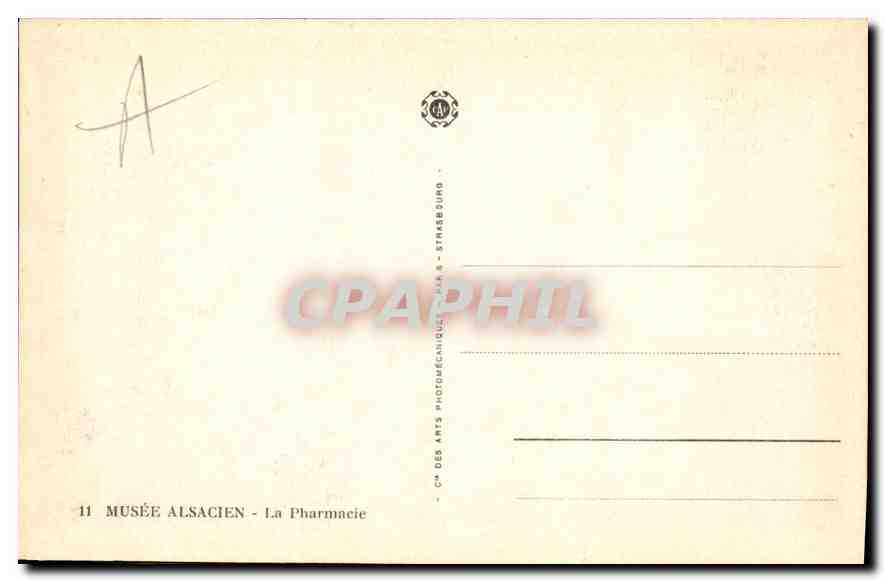 La Pharmacie — Musée Alsacien - Strasbourg — Rückseite