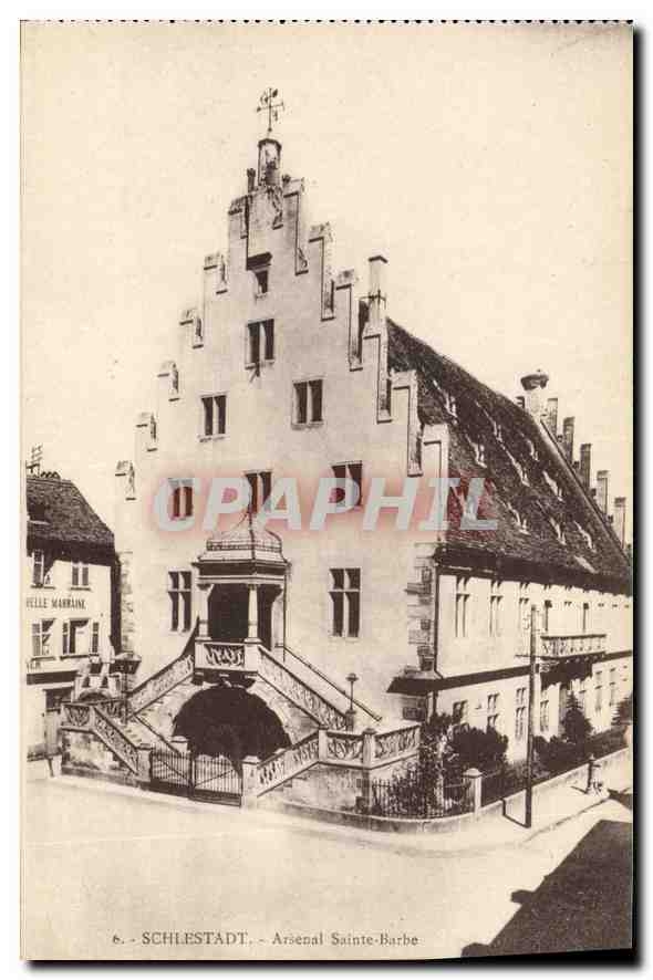Schlestadt - Arsenal Sainte-Barbe — éditeur : Ch. Bergeret, Strasbourg