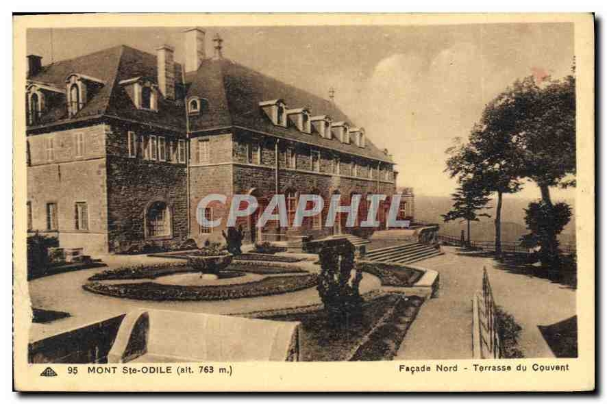 CPA Mont Ste Odile Terrasse du Couvent 