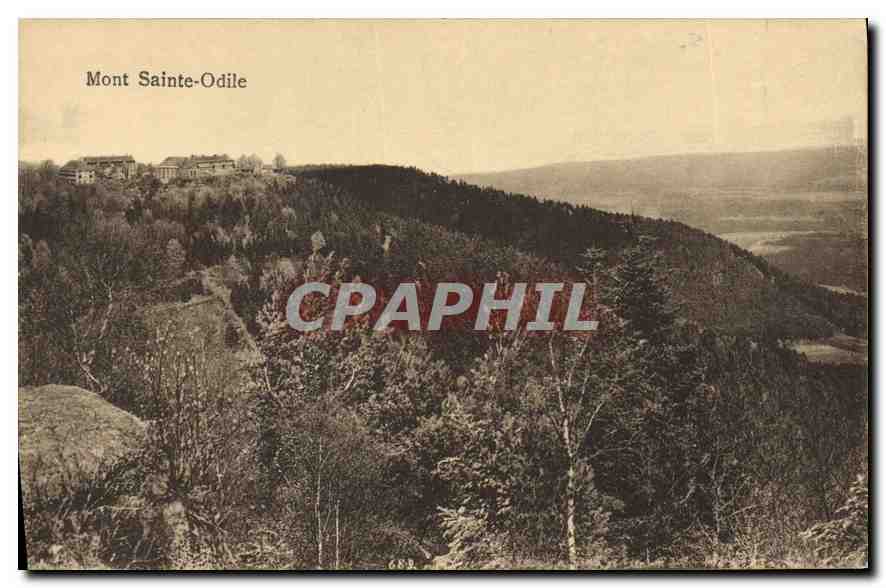 Mont Sainte-Odile — vue panoramique — Édition Alsacienne Paulus & Recty, Strasbourg