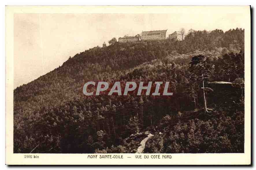 Mont Sainte-Odile — Vue du côté nord — CPAPHIL 2402 bis
