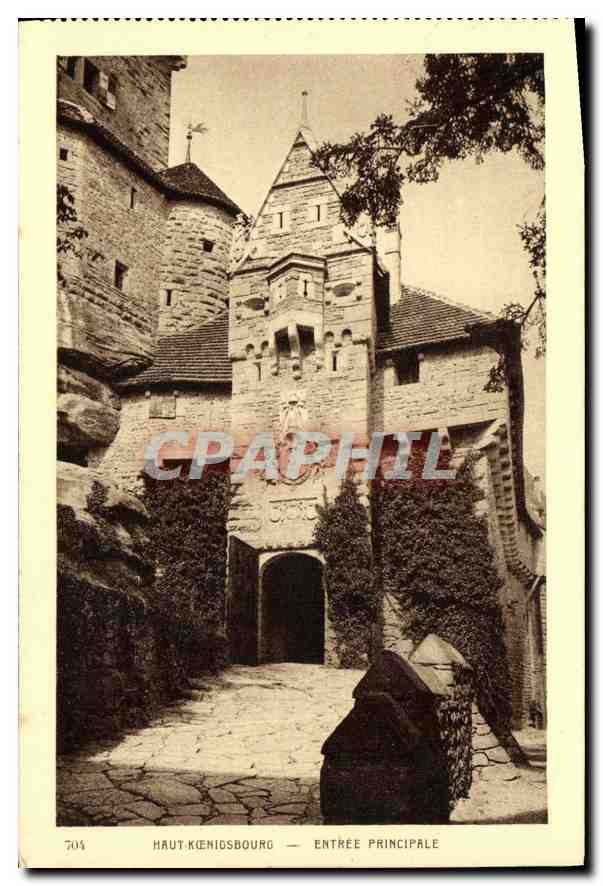 Haut-Kœnigsbourg — Entrée principale — Braun & Cie, Imp. (Ht-Rhin)