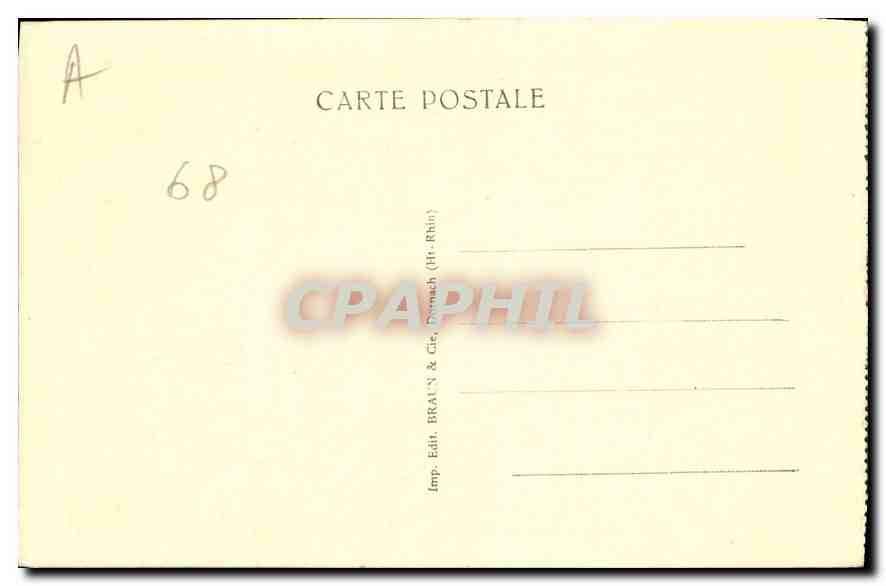 Haut-Kœnigsbourg — Vue prise du Grand Bastion — série 712 — Rückseite