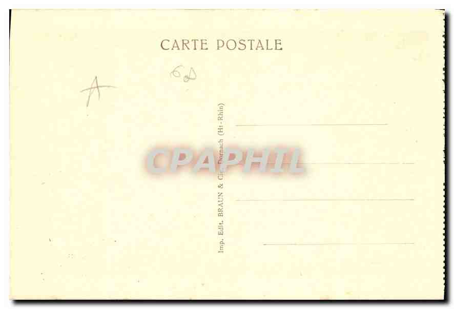 Haut-Königsbourg — The Grand Staircase — CPAPHIL 708 — Back
