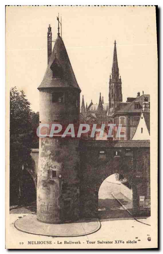 CPA Mulhouse Le Bollwerk Tour Salvator 