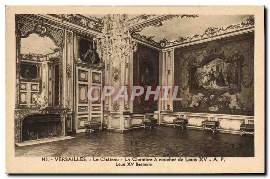 CPA Versailles le Chateau La Chambre a ecucher de Louis XV 