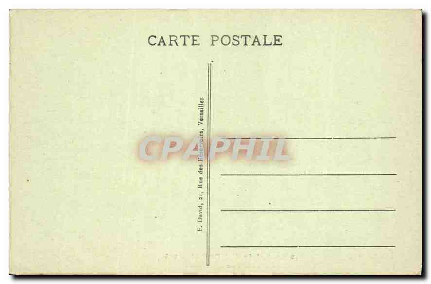 CPA Palais de Versailles Galerie des Batailles  — Rückseite