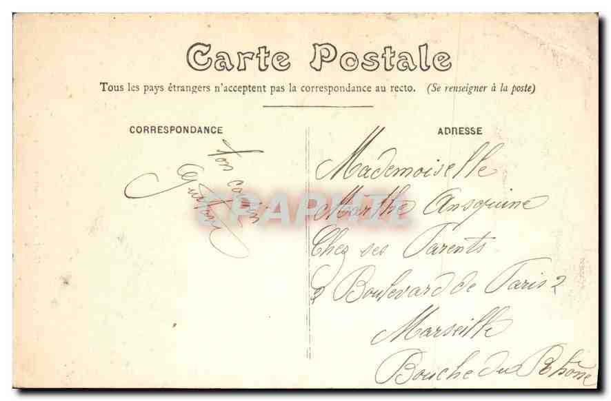 CPA Blois Le Chateau Salle des Gardes  — Rückseite