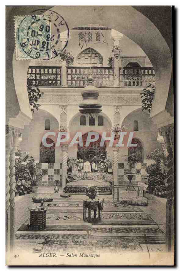 ALGER — Salon Mauresque — D. Ploc, n°40