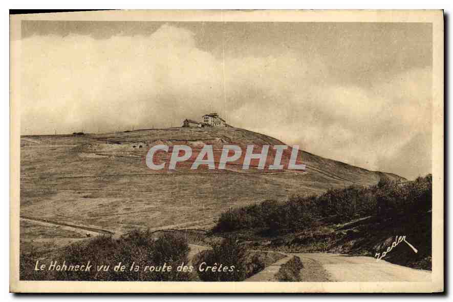 CPA Le Hohneck vu de la Route des Cretes 