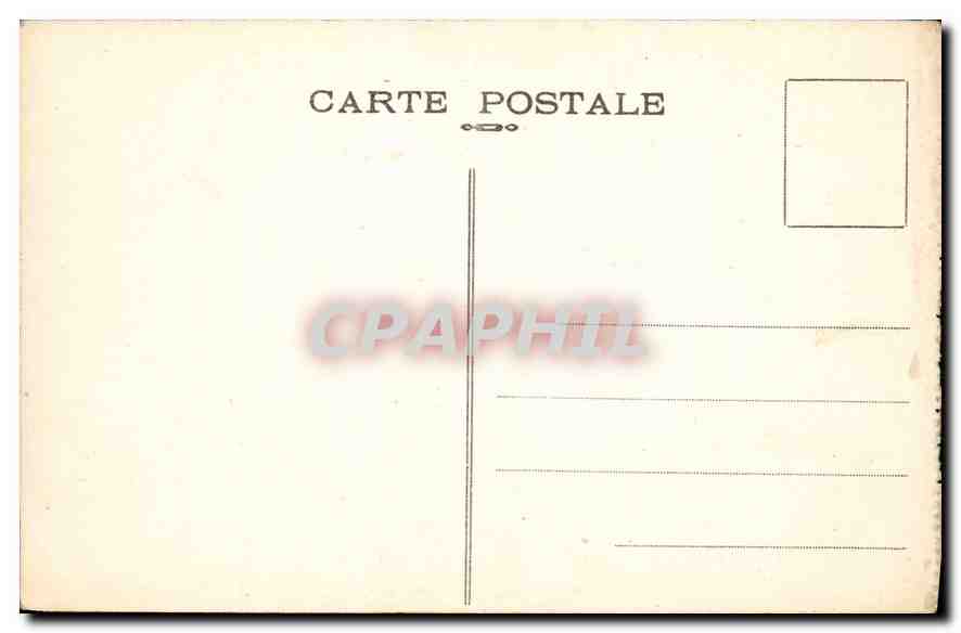 CPA Reims Portail de la Cathedrale et Statue Jeanne d'Arc  — Rückseite