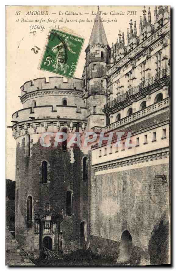 CPA Amboise Le Chateau la Tour Charles VIII 