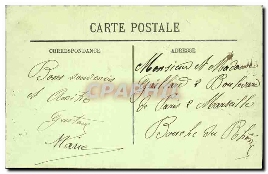 CPA Amboise Le Chateau la Tour Charles VIII  — Verso