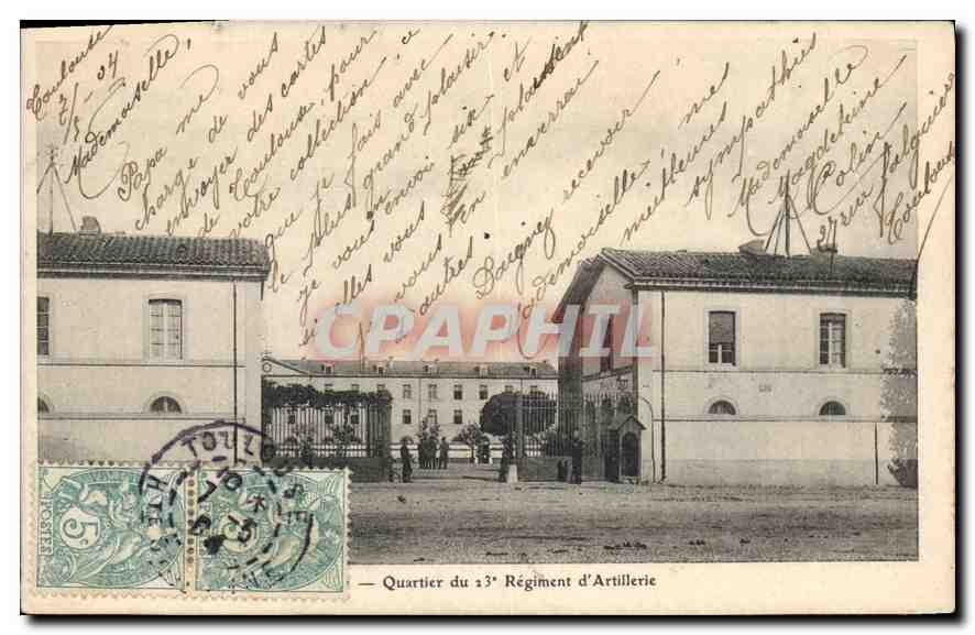 Quartier du 23e Régiment d'Artillerie — Toulouse — éditeur non identifié