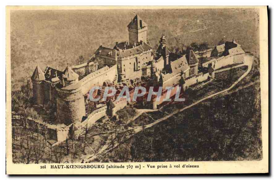 Haut-Kœnigsbourg — Vue prise à vol d’oiseau — Édition spéciale du Château
