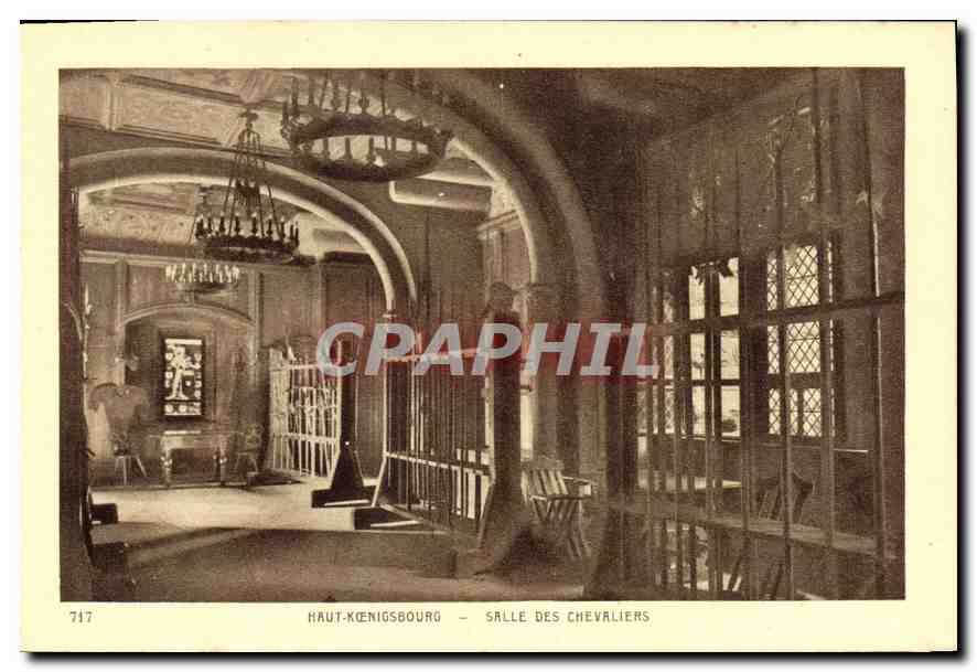 Haut-Königsbourg — Salle des Chevaliers — Braun & Cie, Rümmach
