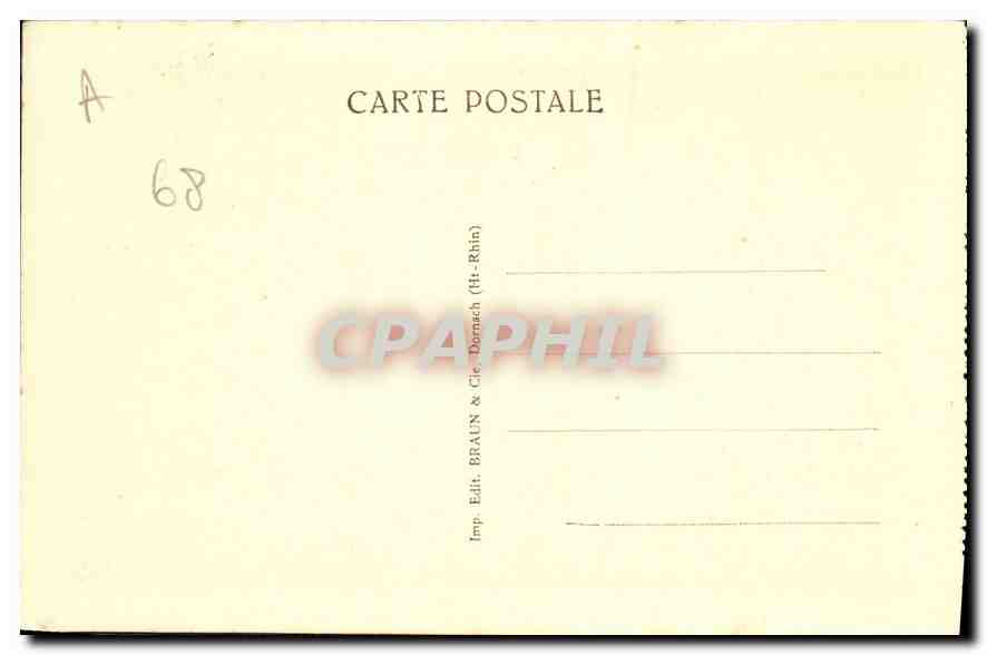 Haut-Königsbourg — Salle des Trophées de Chasse — CPA n°716 — Rückseite