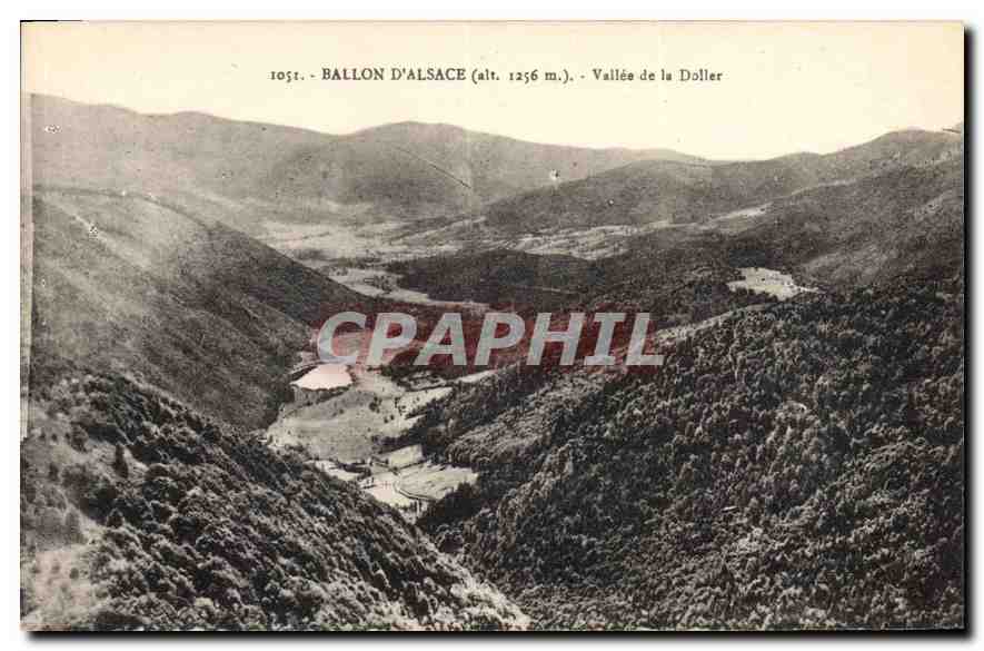 CPA Ballon d'alsace Valle de la Doller 