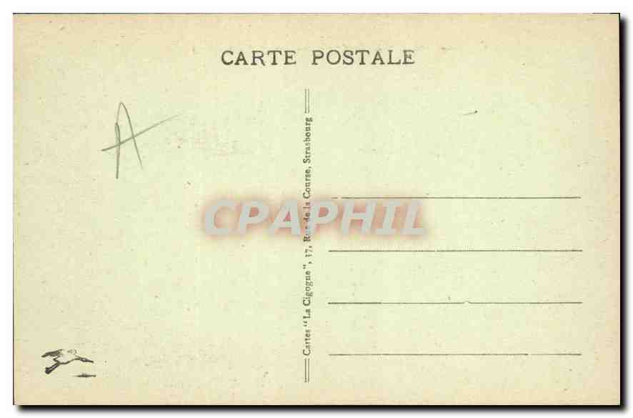 CPA Ballon d'alsace Valle de la Doller  — Rückseite