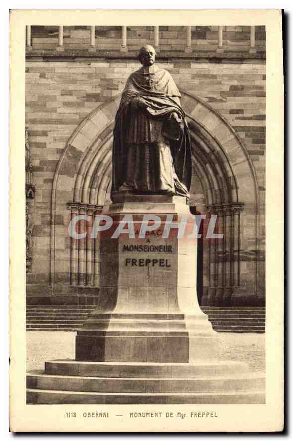 CPA Obernai Monument de Freppel 