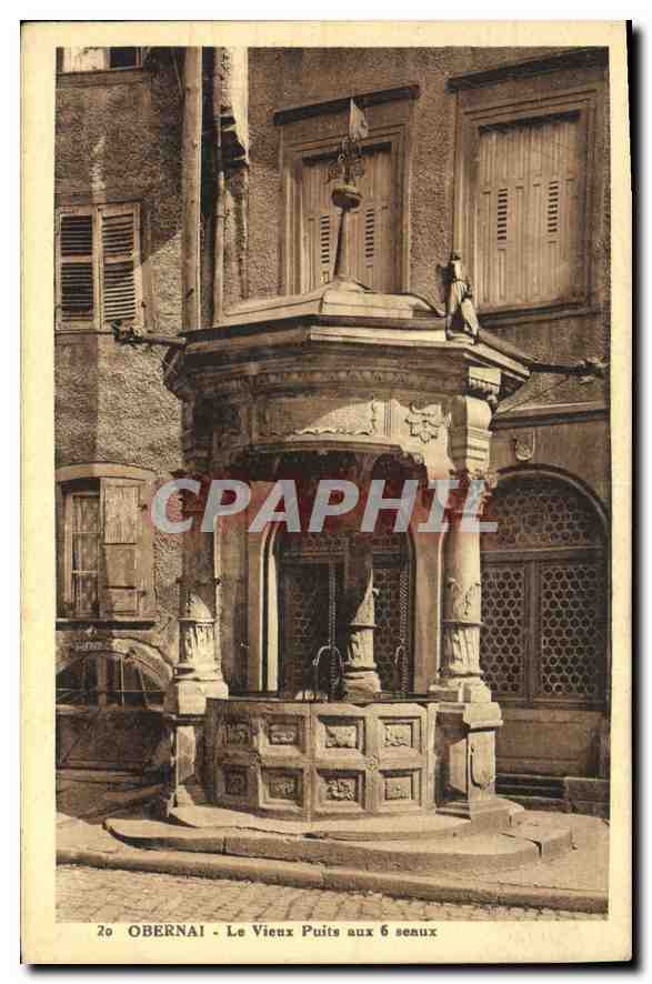 CPA Obernai Le Vieux Puits aux 6 seaux 