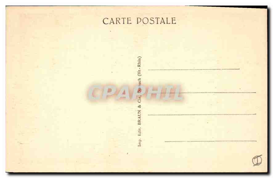 CPA Obernai Les Vieux Remparts  — Rückseite