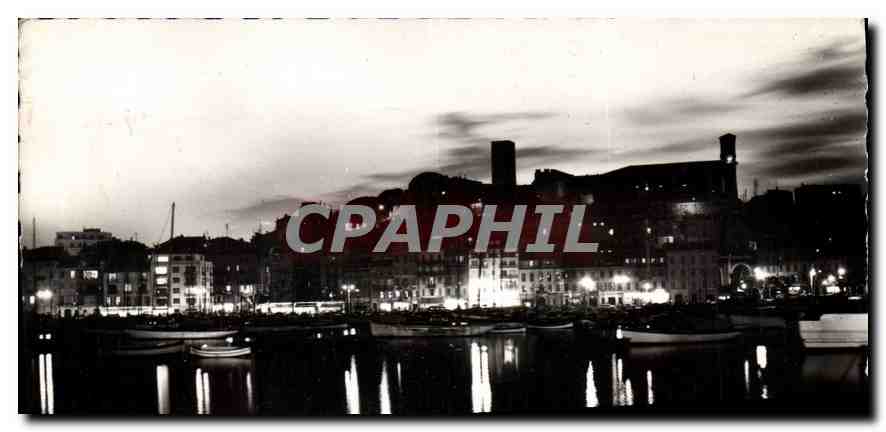 CPA La Cote d'Azur Cannes Crepuscule 