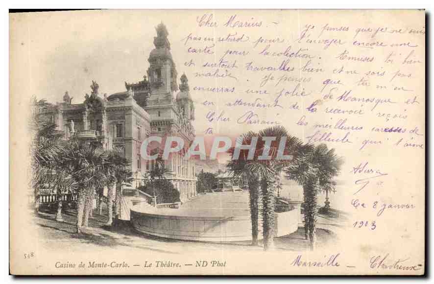 CPA Casino de Monte Carlo Le Theatre 