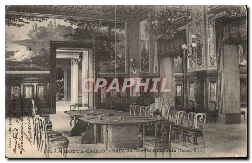CPA Monte Carlo Salle du Trente Quarante 