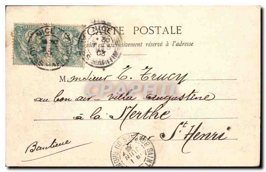 CPA Monte Carlo Salle du Trente Quarante  — Verso