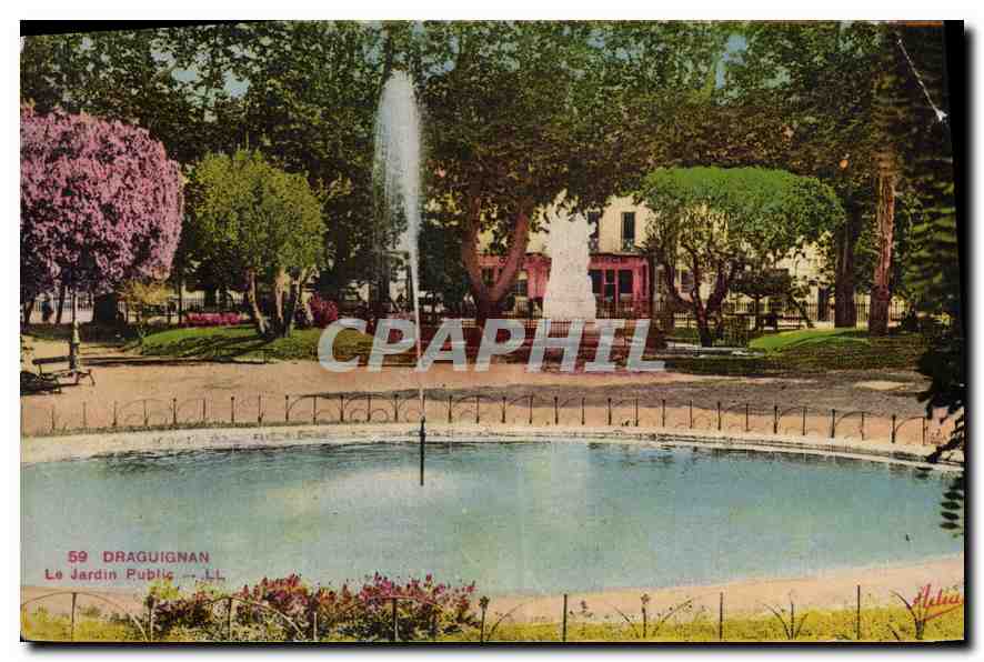 Draguignan — Le Jardin Public — Éditions Adia, Nice