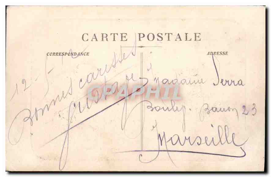 CPA La Sainte Baume Fontaine de Nans  — Verso
