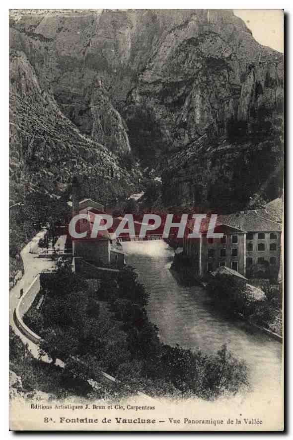CPA Fontaine de Vaucluse Vue Panoramique de la Vallee 