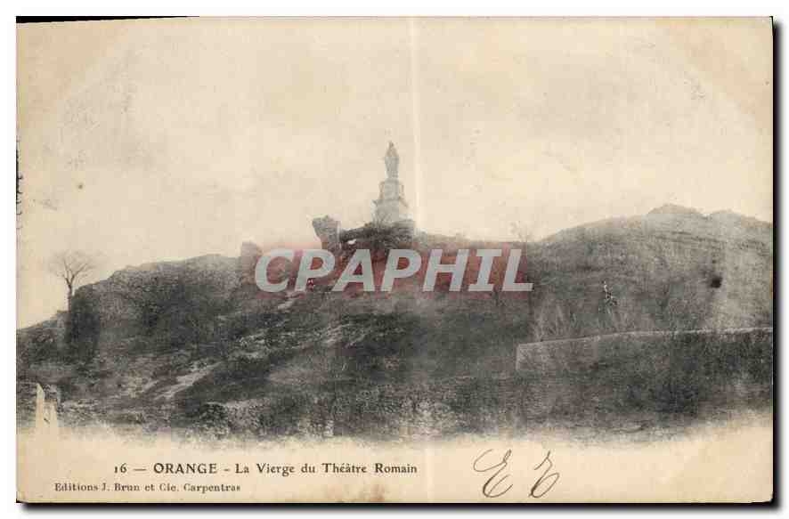 Orange - La Vierge du Théâtre Romain — Éditions J. Brun et Cie. Carpentras, n°16