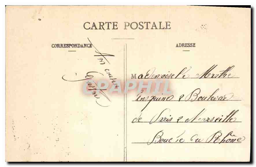 CPA Amboise I et L La Loggla Porte Hurtault  — Verso