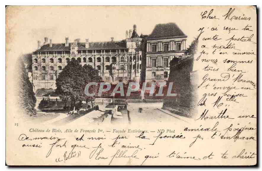 CPA Chateau de Blois Aile Francois I Facade Exterieure
